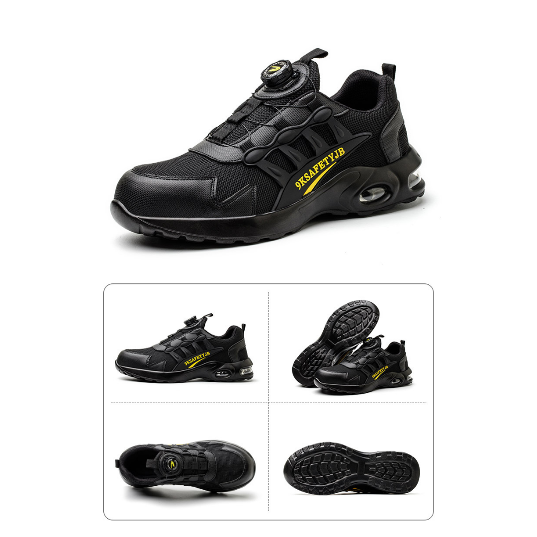 Chaussures de Sécurité à Embout d'Acier et à Lacets Automatiques